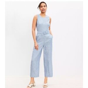 J Jill Chambray‎ Linen Jumpsuit